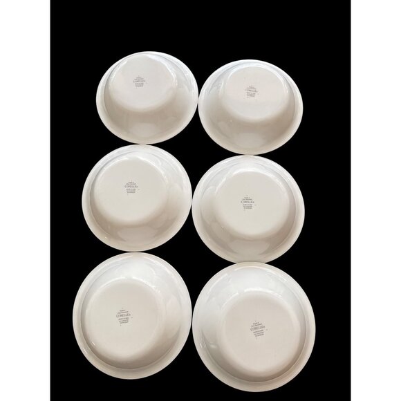 Corelle Chutney Garland Swirl Pattern 6 Soup/Salad Bowls 7.25 Inches Made in USA - Picture 2 of 5